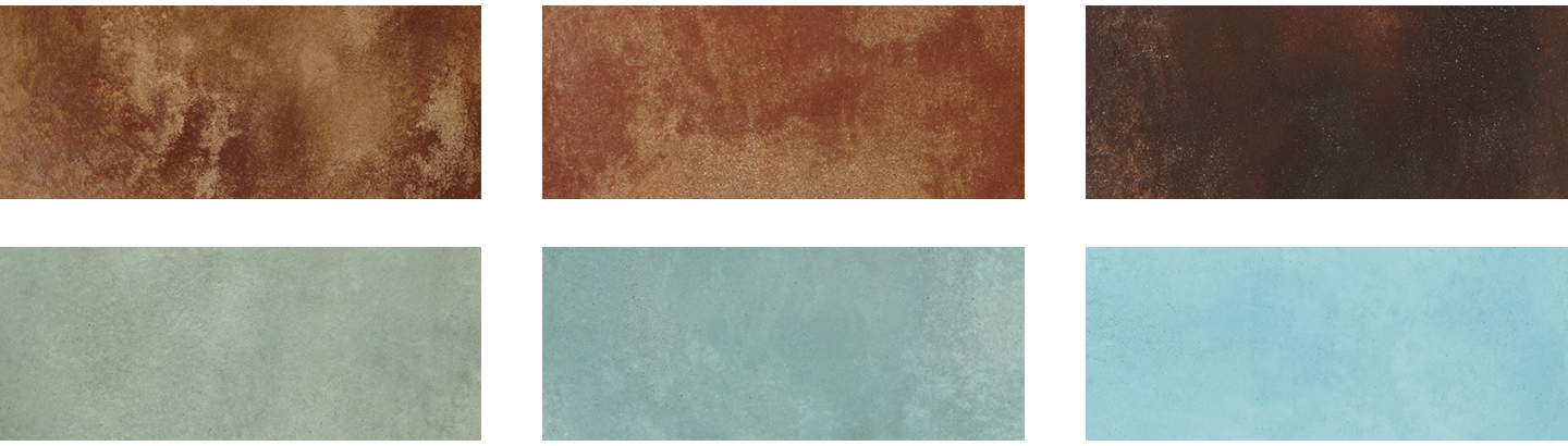 Les couleurs de Sol Béton Acidifié